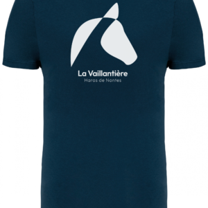 tshirt enfant bleu marine haras de la vaillantière