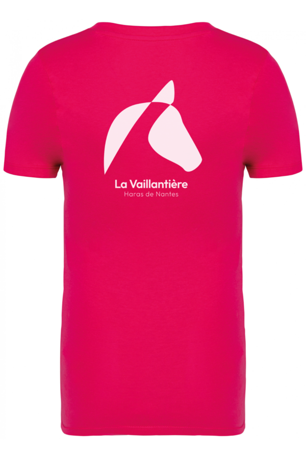 tshirt enfant rose haras de la vaillantière