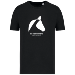 T-shirt unisexe noir haras de la vaillantière