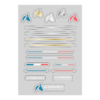 Stickers pour bombe équitation personnalisable