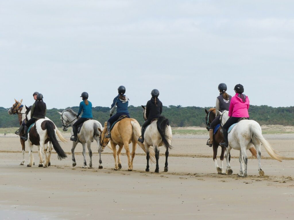 équitation plage