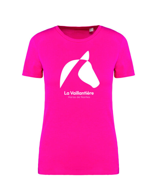 T-shirt femme rose