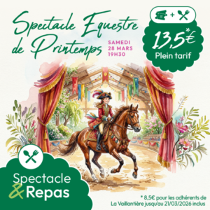 Spectacle équestre de Printemps + Repas