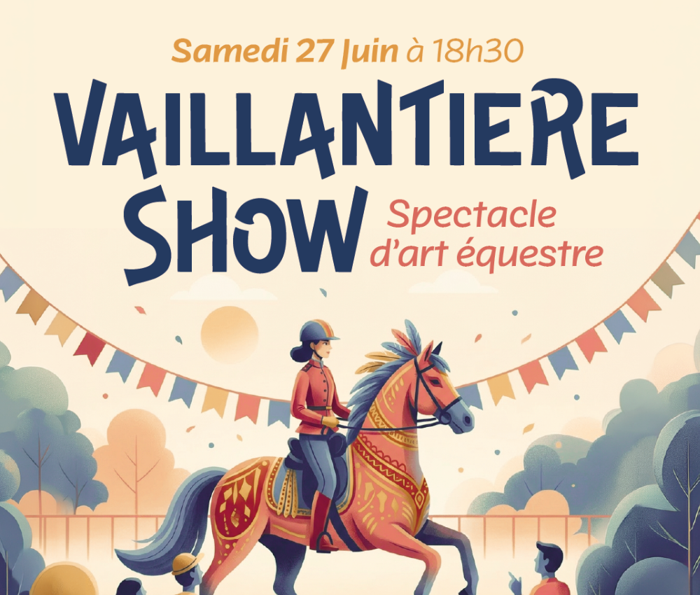 spectacle équestre vaillantiere show